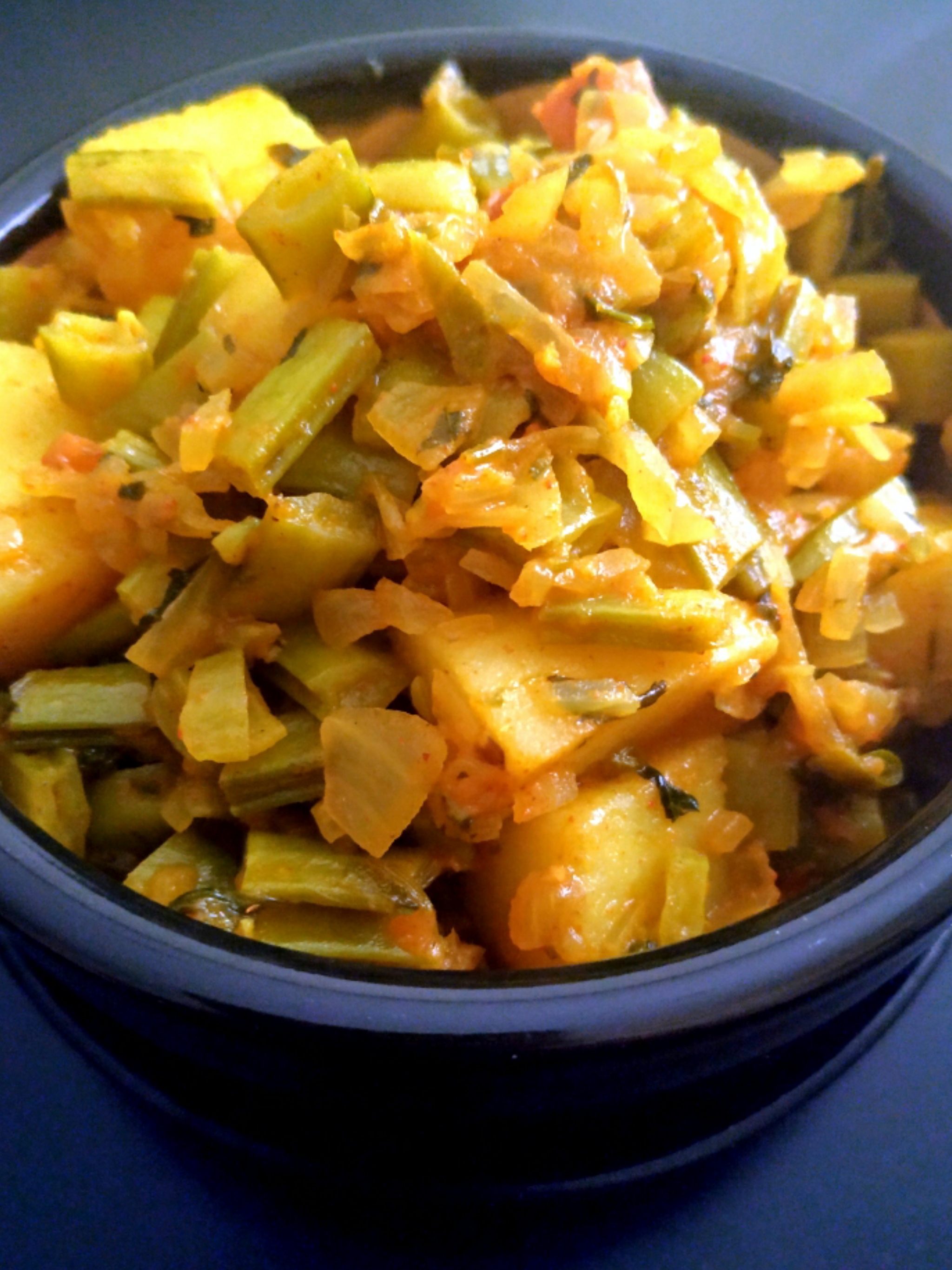 Recipe for Cluster Beans/Titkio Mitkio/Gavaar Bhaji without Coconut