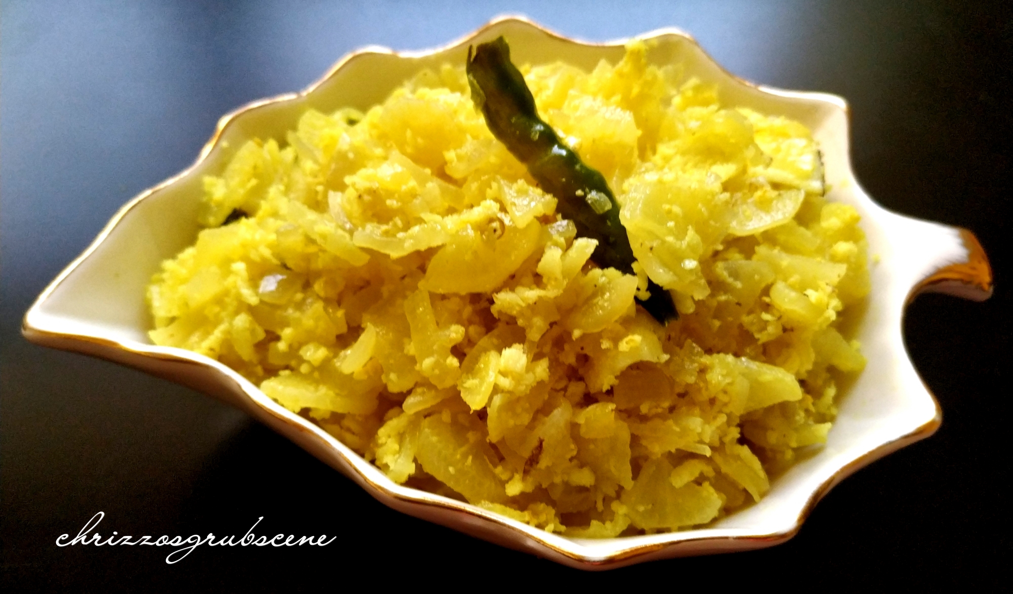 Recipe for Simple Raddish Bhaji with Coconut