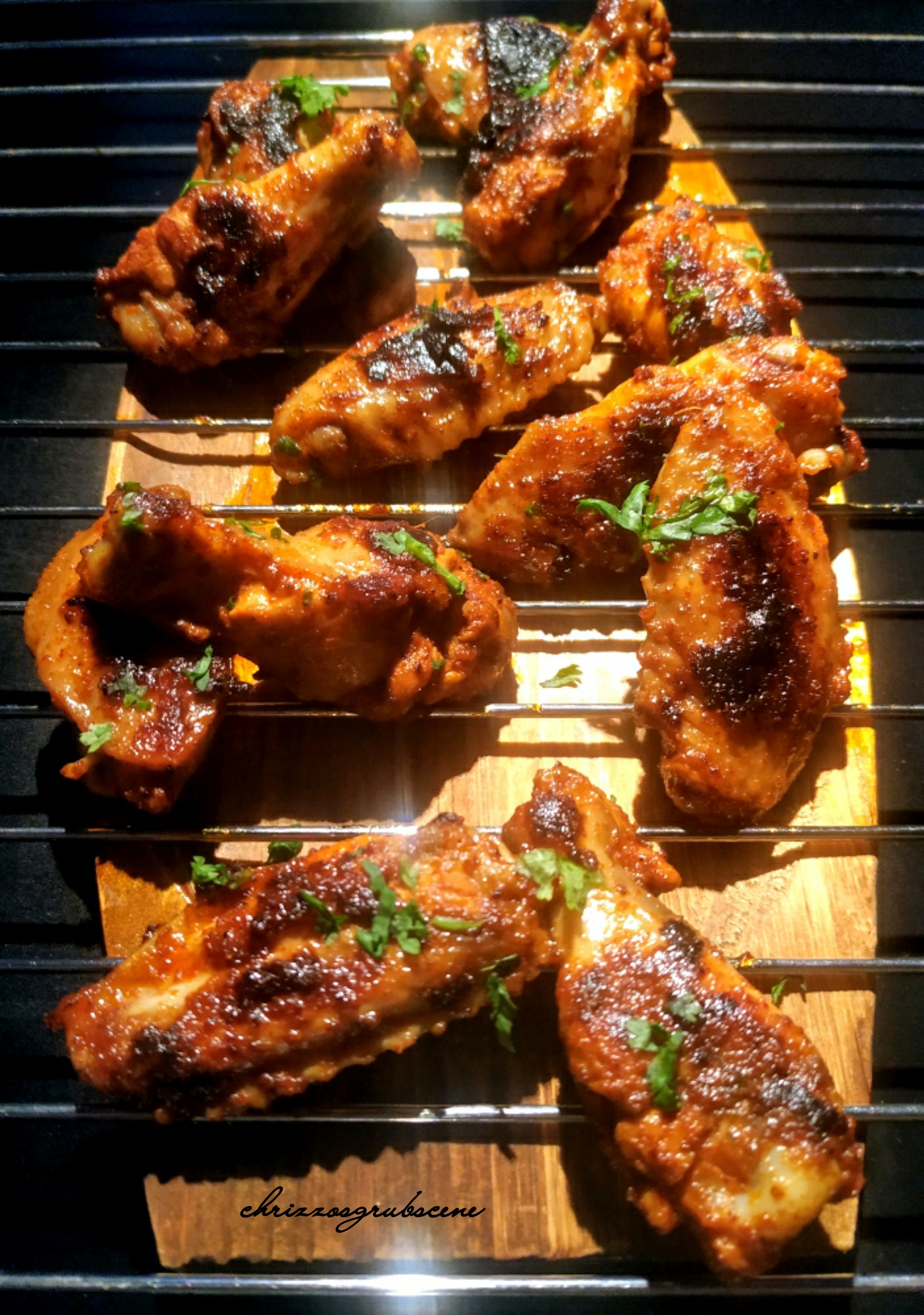 Recipe for Short Cut Racheado Chicken Wings chrizzosgrubscene