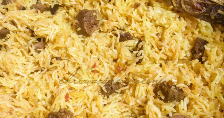 Recipe for Goan Sausage(Choris) Pulao