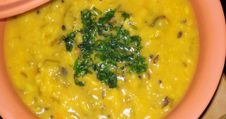 Recipe for Home style Tangy Dal Fry