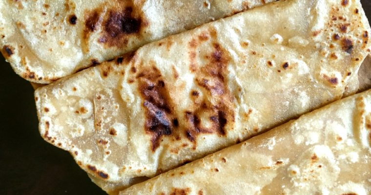 Recipe for Nana’s Square Chapatis with Ghee