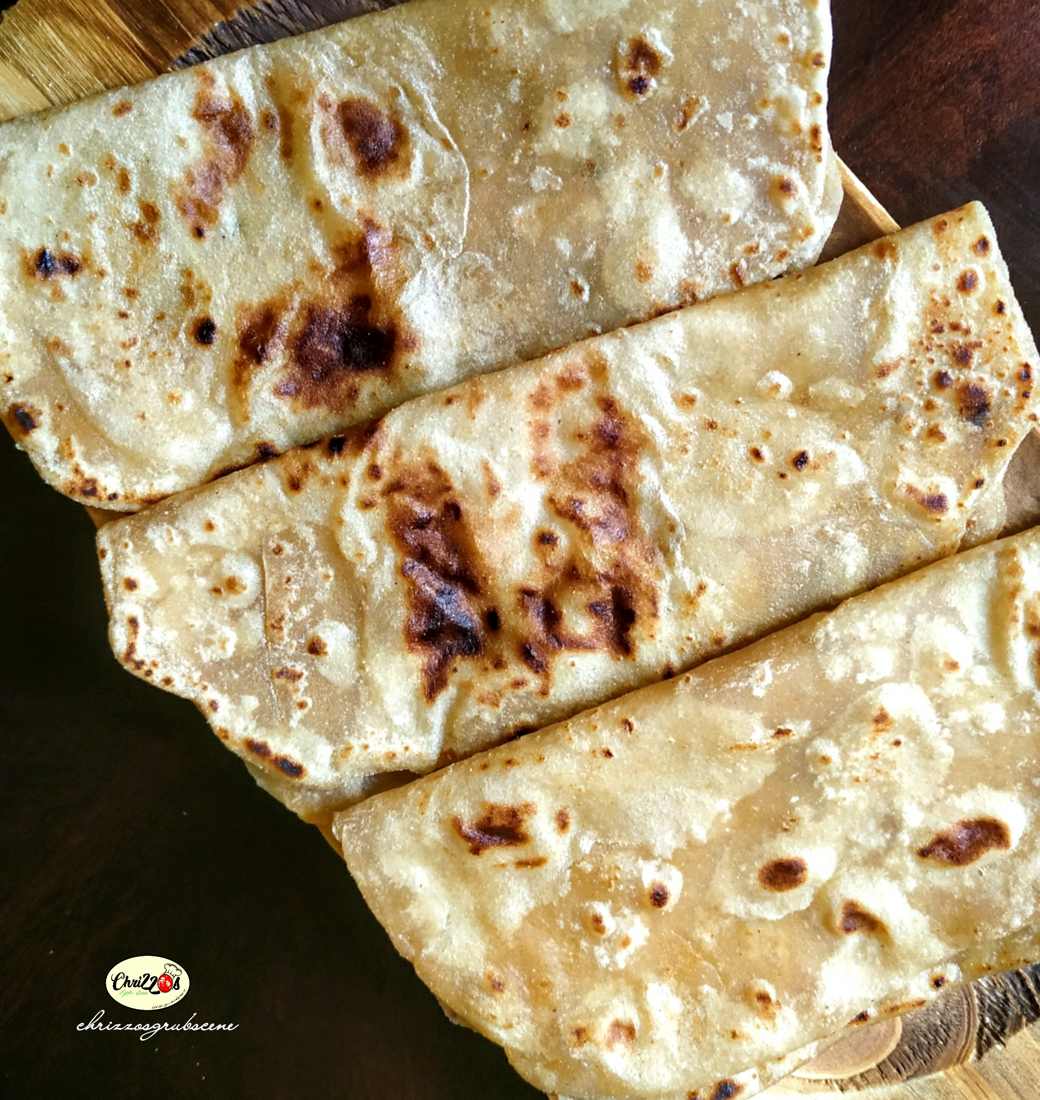 Recipe for Nana’s Square Chapatis with Ghee