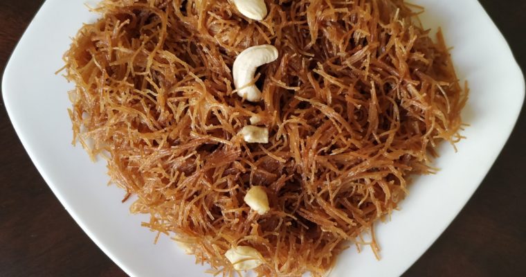 Recipe for Sweet & Dry Vermicelli/Wheat Strings/ Shevyo/Seviya