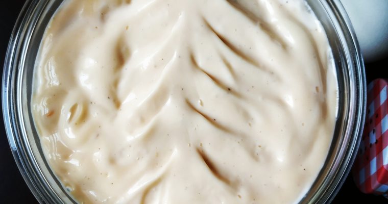 Recipe for Home-Made Mayonnaise(Egg and Eggless)