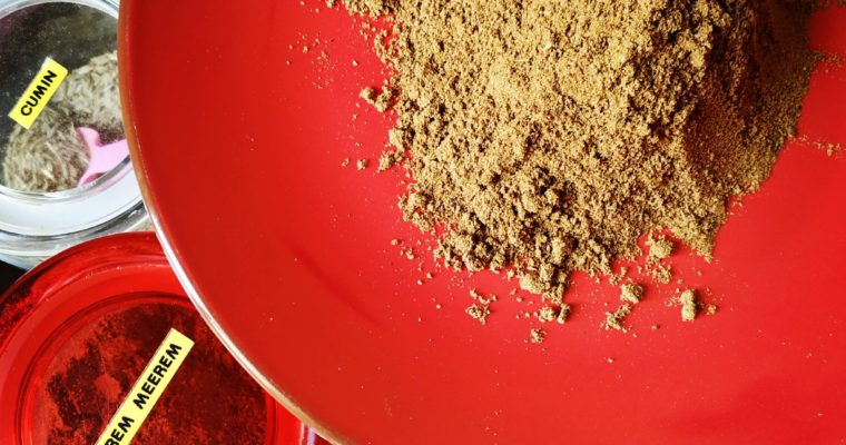 Recipe for Goan Jeerem Meerem Spice Powder