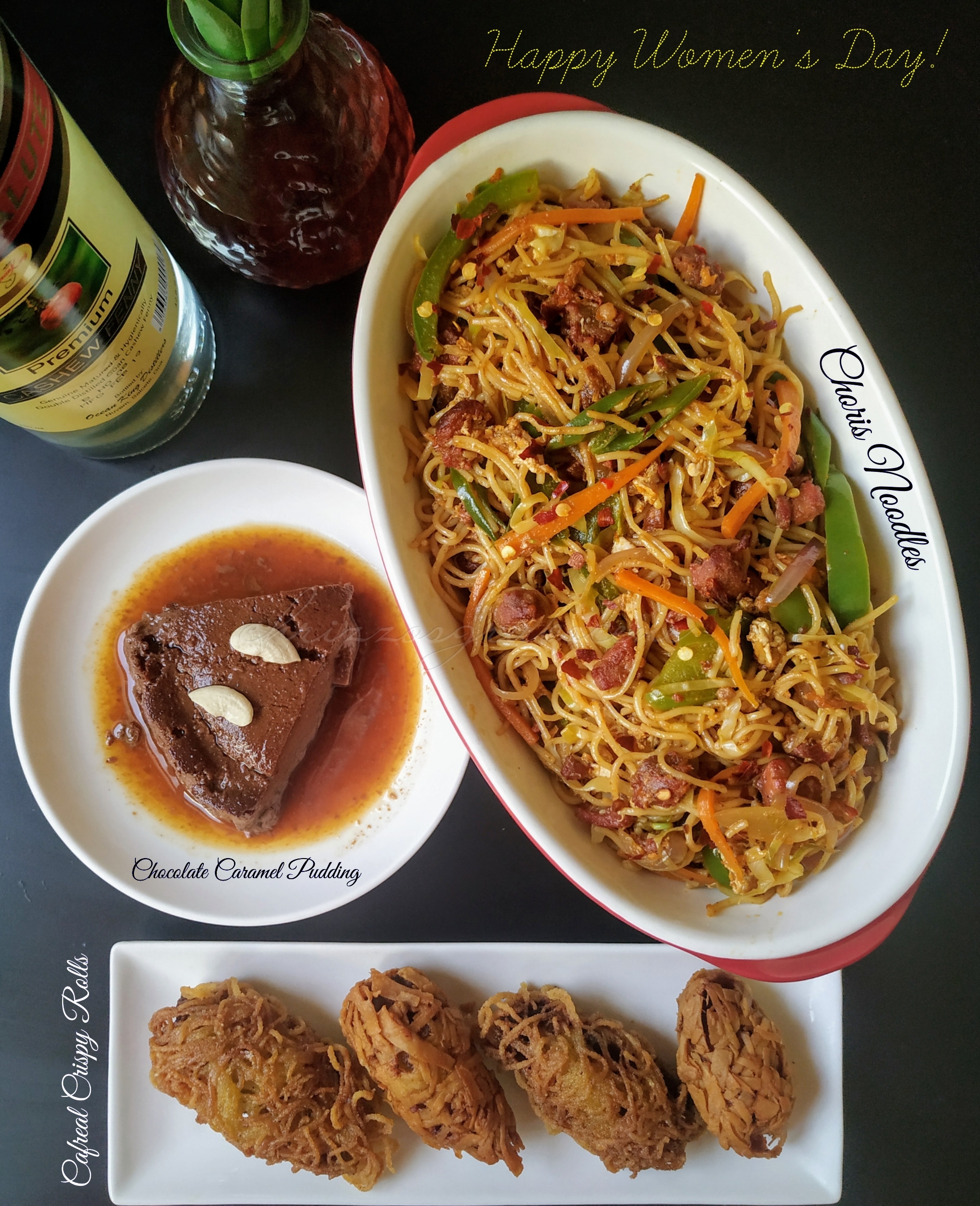 Recipe for Cafreal Chicken Crispy Rolls