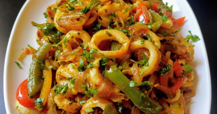 Recipe for Goan Squid Chilly Fry