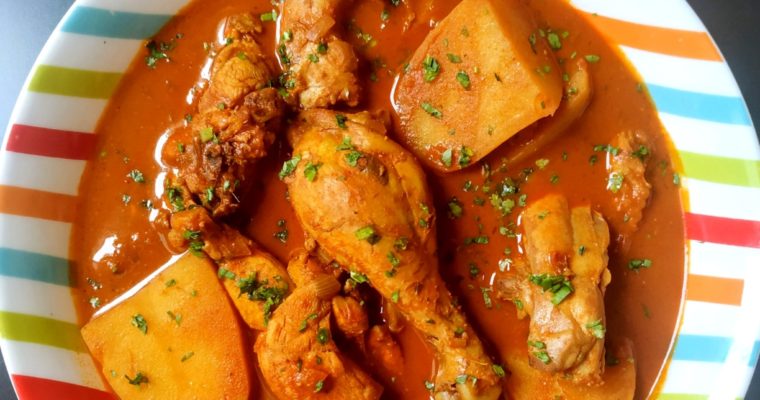 Recipe for Hot & Tangy Chicken Curry