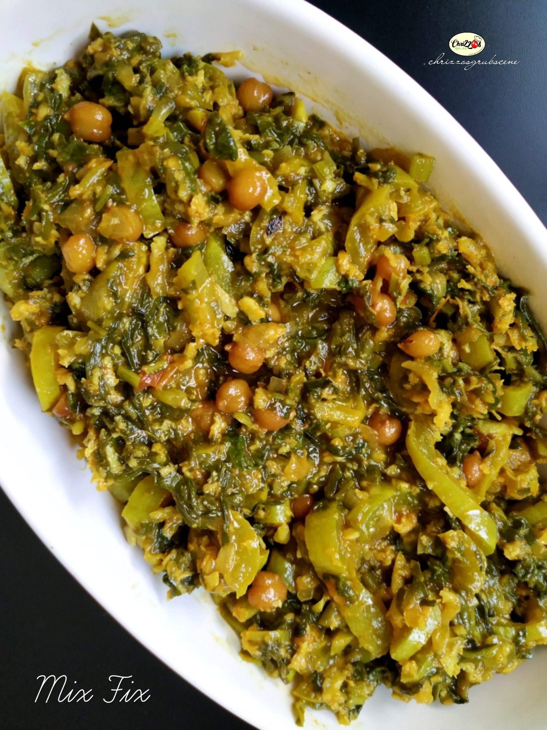 Recipe for One Pot Mix Fix Bhaji