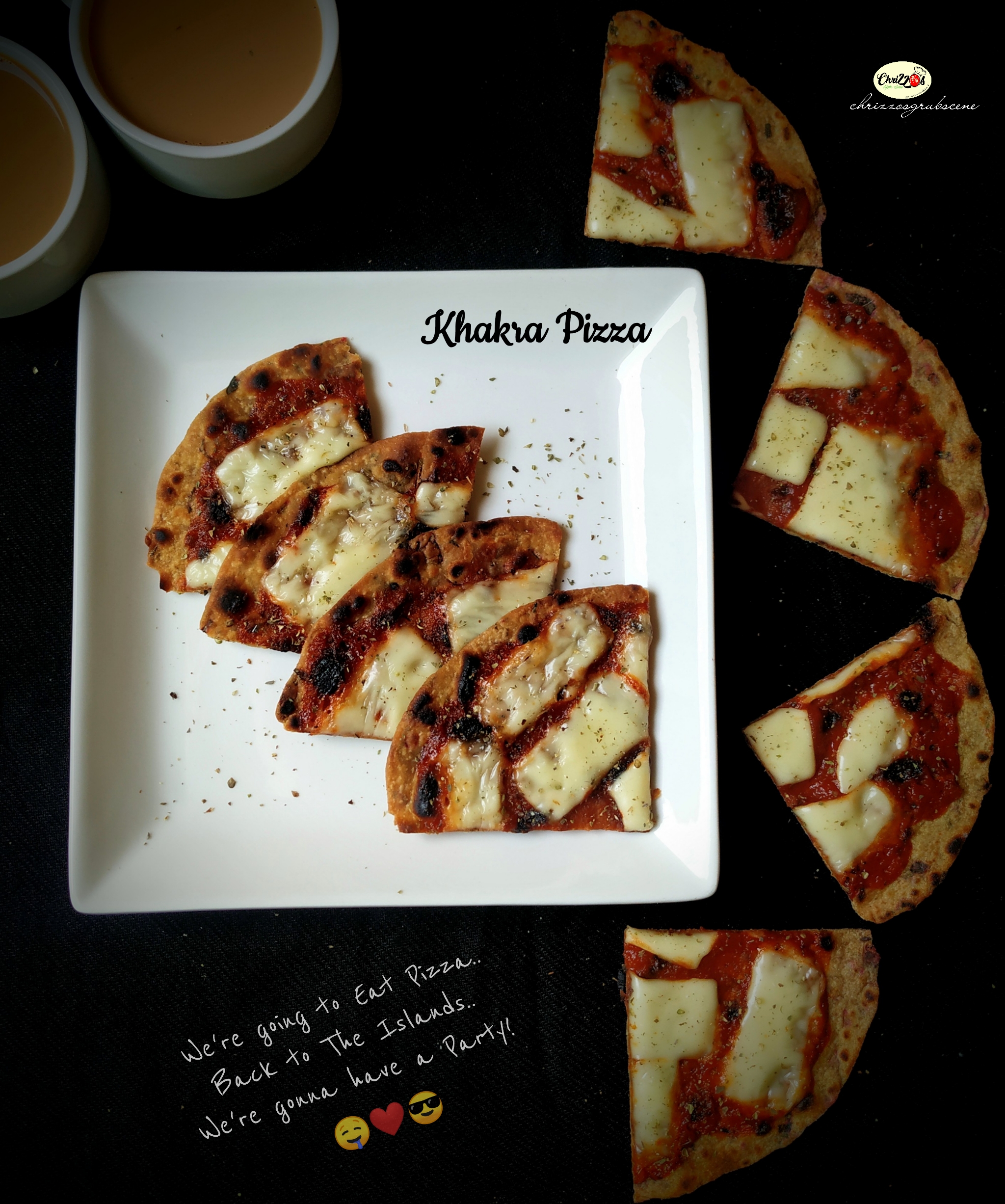 Recipe for a Simple No-Fuss Khakra Pizza