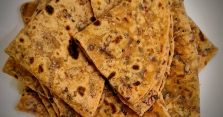 Recipe for Red Spinach Chapatis