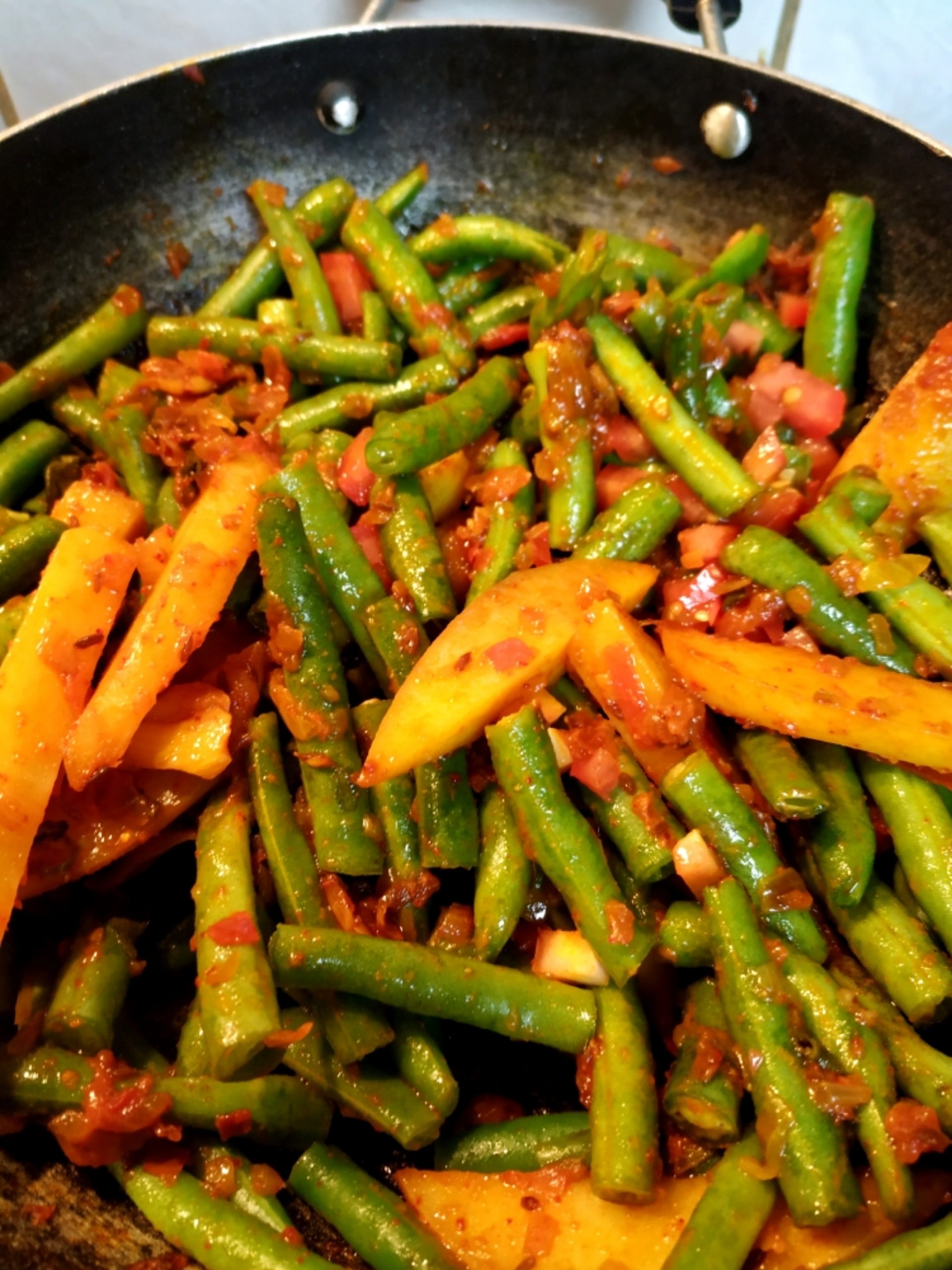 Base Recipe for Veggies with Mild Spices