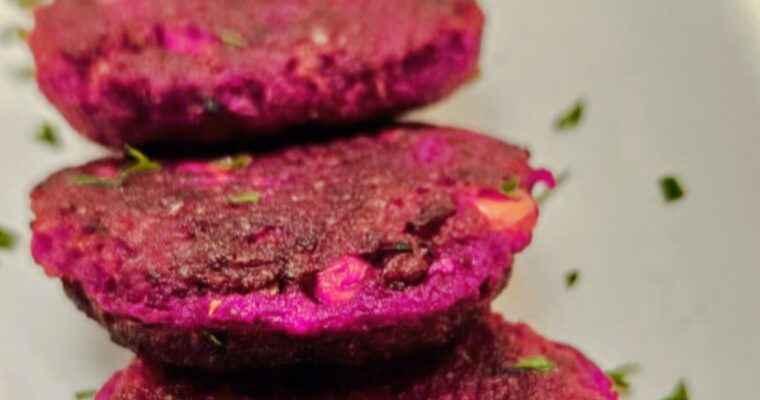 Recipe for CAB Cutlets(Corn Aloo Beetroot)