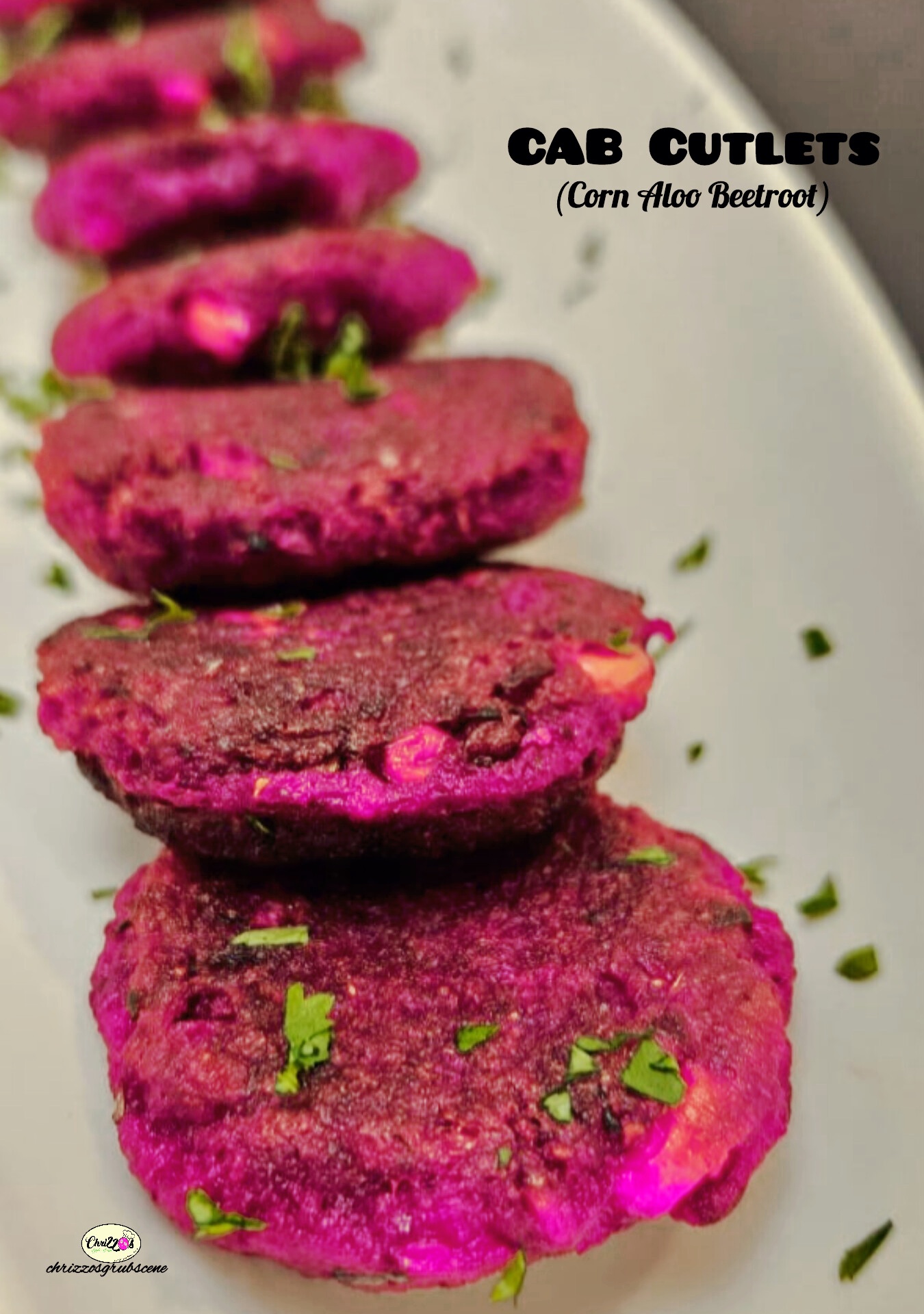 Recipe for CAB Cutlets(Corn Aloo Beetroot)