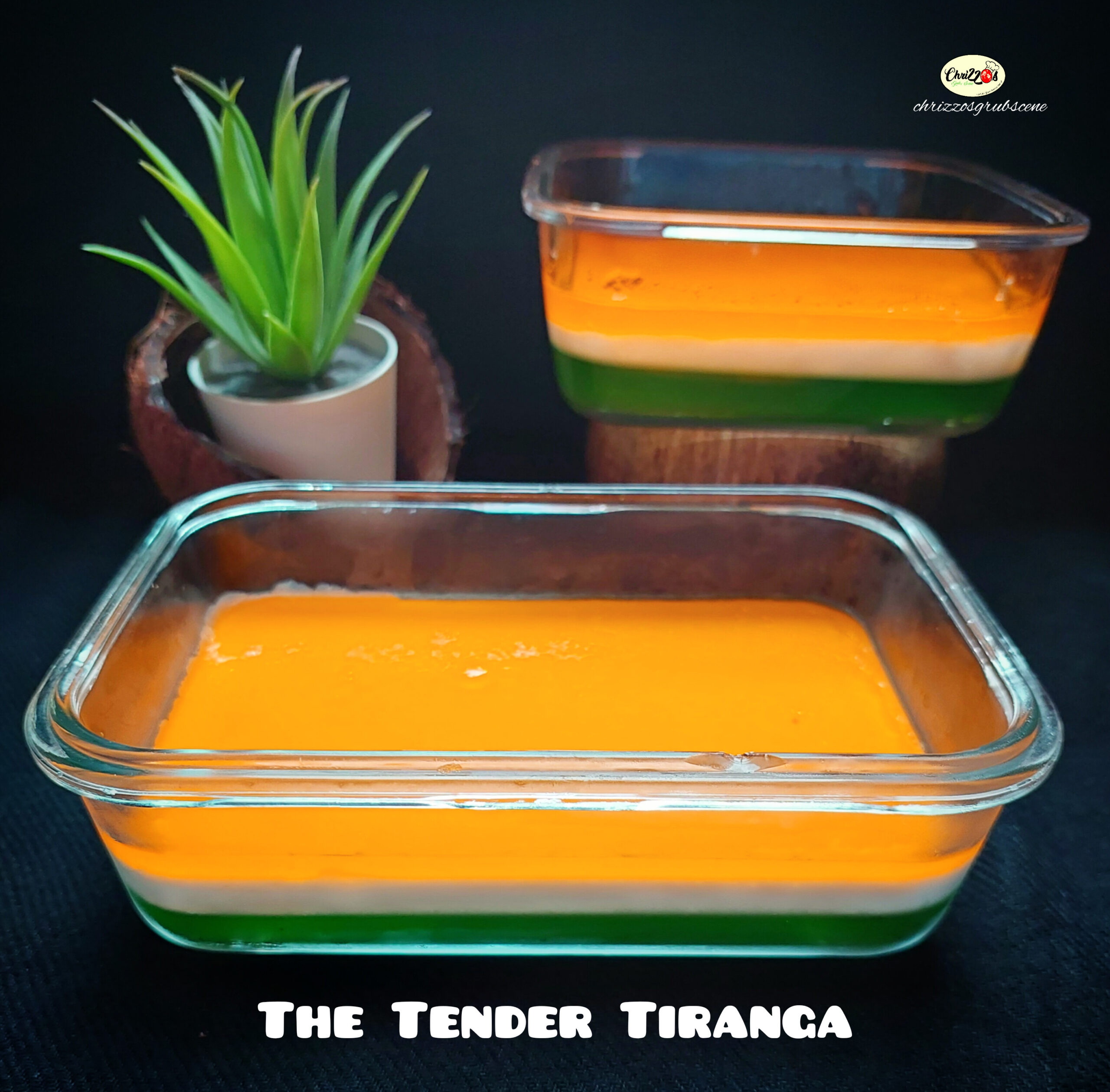 Recipe for The Tender Tiranga Pudding