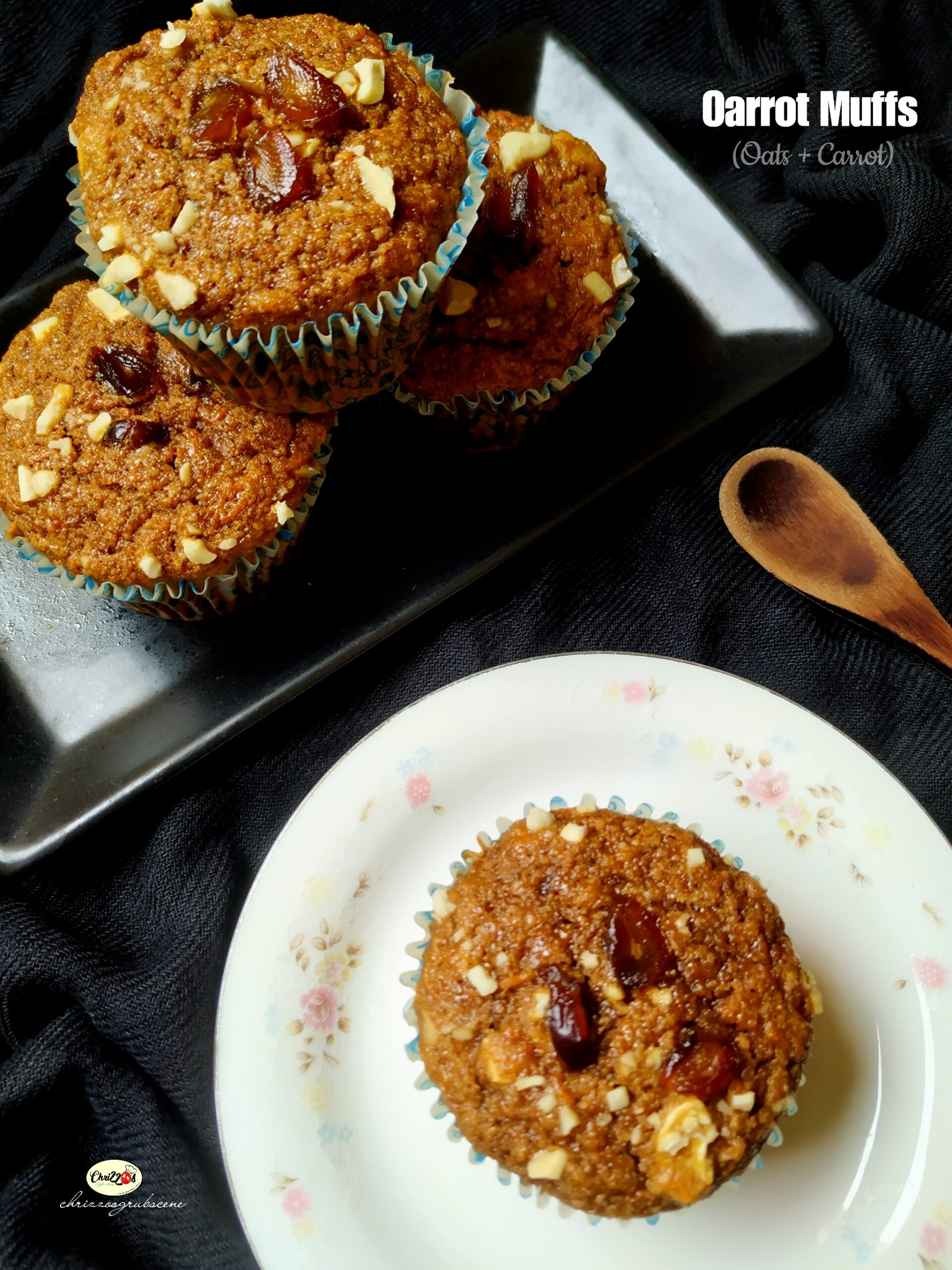 Recipe for Oarrot Muffs – 5 Muffins